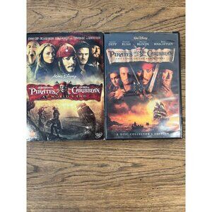 Pirates Of The Caribbean 2-Disc DVD Set At Worlds End & Curse Of The Black Pearl